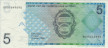 Netherlands Antilles 5 Gulden (31-3-1986): Reverse