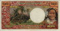 New Caledonian 1,000 Francs ND(1969): Front