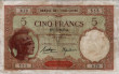 New Caledonia's 5 Francs ND(1926): Front