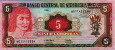 5 Cordobas Nicaraguensi (1995): Fronte