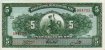 5 Soles d'Oro Peruviani (18-11-1966): Fronte