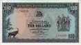$10 della Rhodesia (15-12-1973): Fronte