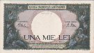 1.000 Lei Rumeni (10-9-1941): Fronte