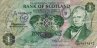 £1 Scozzese dalla Bank of Scotland (18-11-1986): Fronte