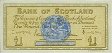 £1 Scozzese dalla Bank of Scotland (3-3-1967): Fronte