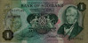 £1 Scozzese dalla Bank of Scotland (31-8-1971): Fronte