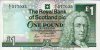 £1 Scozzesi dalla Royal Bank of Scotland (25-3-1987): Fronte