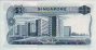Singaporean $1 ND(1967): Reverse