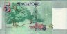 Singaporean $5 ND(1999): Reverse
