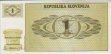 1 Tallero Sloveno Vzorec (1990): Fronte