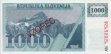 1,000 Talleri Sloveni Vzorec (1992): Retro