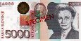 5.000 Talleri Sloveni (15-1-2000): Fronte