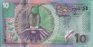10 Fiorini del Suriname (1-1-2000): Fronte