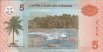 $5 del Suriname (1-1-2004): Retro
