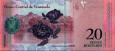 20 Bolivares Venezuelani (24-5-2007): Retro