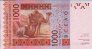 1.000 Franchi Beninesi degli Stati dell'Africa Occidentale (2006): Retro