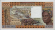 1.000 Franchi Ivoriani degli Stati dell'Africa Occidentale (1990): Fronte