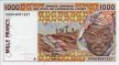 1.000 Franchi Ivoriani degli Stati dell'Africa Occidentale (2003): Fronte