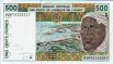 500 Franchi Senegalesi degli Stati dell'Africa Occidentale (2002): Fronte