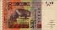 500 Franchi Senegalesi degli Stati dell'Africa Occidentale (2012): Retro