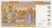 1.000 Franchi Togolesi degli Stati dell'Africa Occidentale (2001): Retro