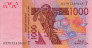 1.000 Franchi Togolesi degli Stati dell'Africa Occidentale (2003): Fronte