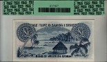 £1 delle Samoa Occidentali ND(1963): Retro