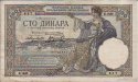 100 Dinari Jugoslavi (1-12-1929): Fronte
