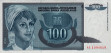 100 Dinari Jugoslavi (1992): Fronte