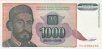 1.000 Dinari Jugoslavi (1994): Fronte
