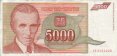 5.000 Dinari Jugoslavi (1993): Fronte