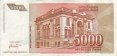 5.000 Dinari Jugoslavi (1993): Retro