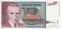 5.000.000 Dinari Jugoslavi (1993): Fronte