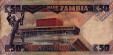 50 Kwacha Zambiani ND(1986-88): Retro