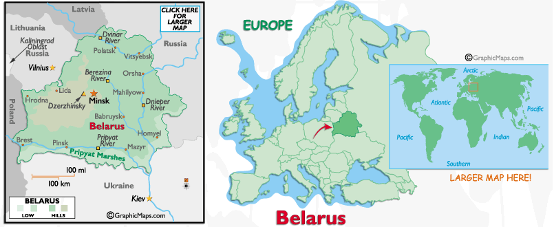 Belarus' Map