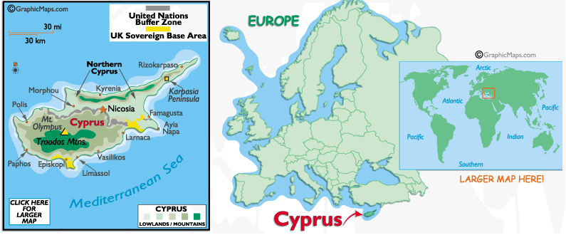 Cyprus' Map