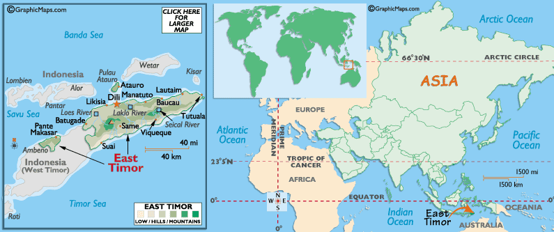 East-Timor's Map