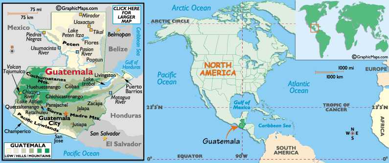 Guatemala's Map