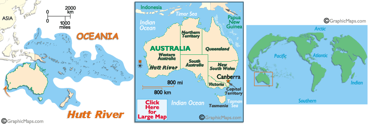 Mappa di Hutt River
