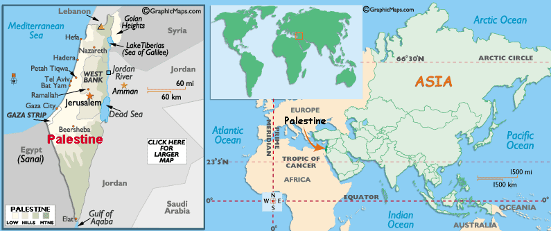 Palestine's Map