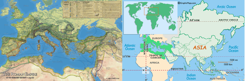 Roman Empire's Map