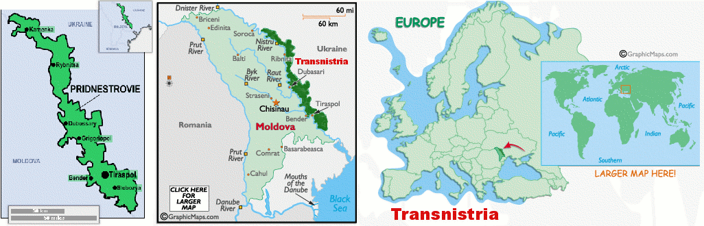 Transnistria's Map
