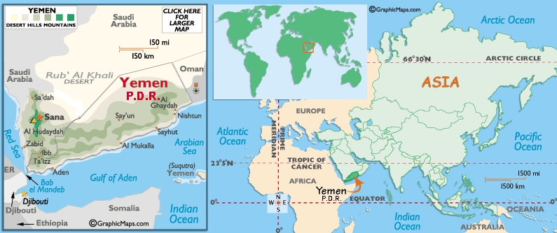 Mappa dello Yemen, Repubblica Democratica
