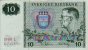 Swedish 10 Kronor (1968): Front
