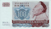 Swedish 100 Kronor (1974): Front