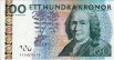 Swedish 100 Kronor (2001): Front