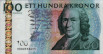 Swedish 100 Kronor (2009): Front