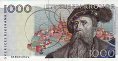 Swedish 1,000 Kronor (1990): Front