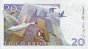 Swedish 20 Kronor (1998): Reverse