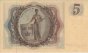 Swedish 5 Kronor (1963): Reverse